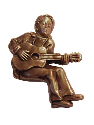 Clear-lacquered bronze decoration 4535.BR