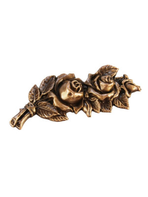 Clear-lacquered bronze flower 1311.BR