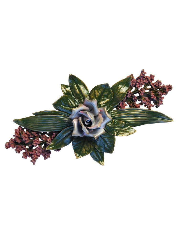 Lakkert bronseblomst 1817.D3