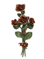 Lacquered bronze flower 1940.D27