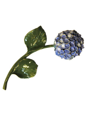 Lacquered bronze flower 1983.21.SX.D17