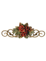 Lacquered bronze flower 2194.D27