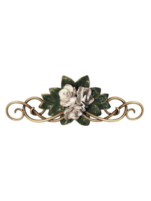 Lacquered bronze flower 2194.D33