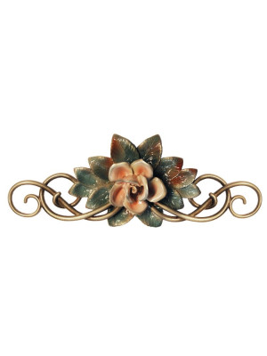 Lacquered bronze flower 2195.D117
