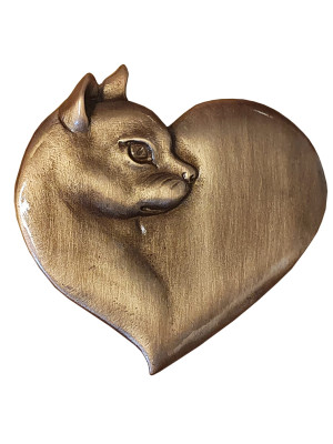 Clear-lacquered bronze decoration 2314.BR