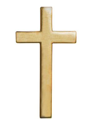 Gilded bronze cross (gold) 12.8.OR