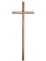 Clear-lacquered bronze cross 1324.40.O.BR - 1324.28.O.BR