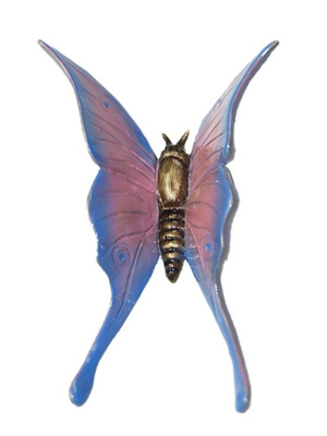 Lacquered bronze butterfly 1721.D39
