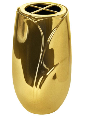 Lacquered bronze vase - Oro (gold-plated) 830.OR - 831.OR