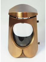 Clear-lacquered bronze lantern 673.BR