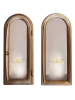 Integrated bronze lantern, clear lacquer 2080.32.BR