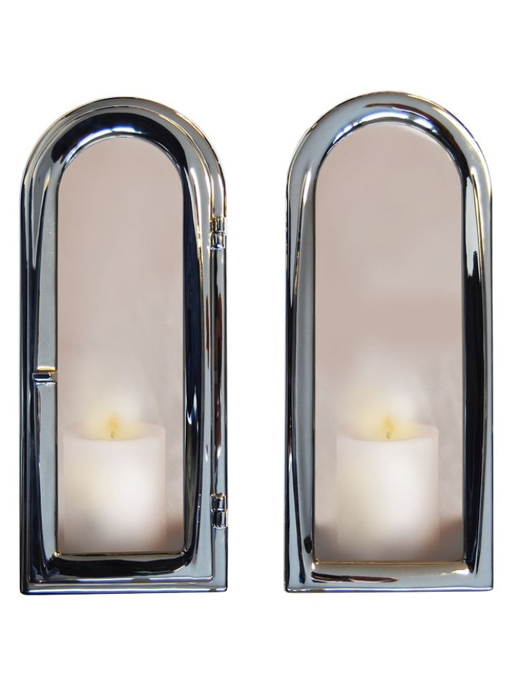 Integrated bronze lantern, chrome, Cromato 2080.32.CR