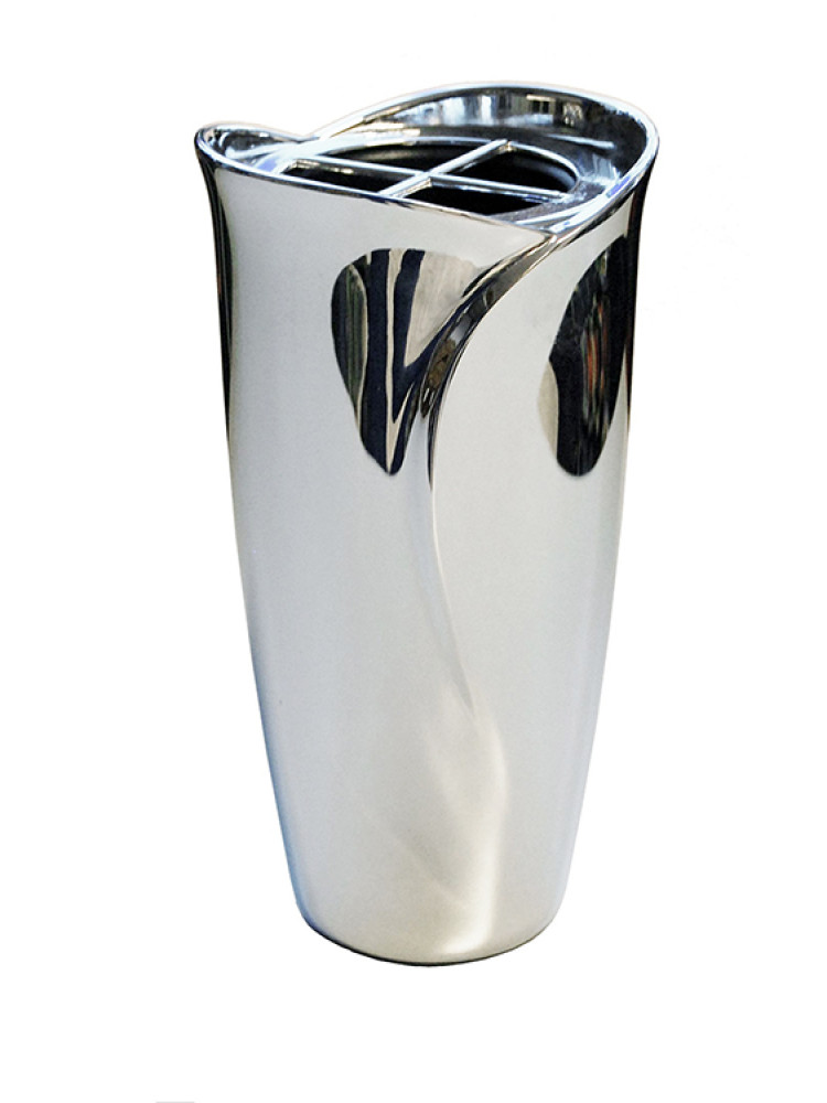 Forniklet bronsevase (Krom) 371.CR