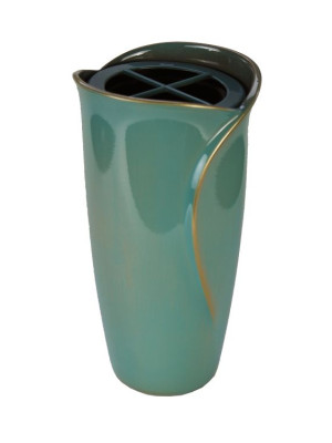 Lacquered bronze vase 371.VA