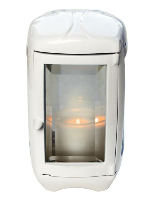 Lacquered bronze lantern Bianco 1129.BI - 1128.BI