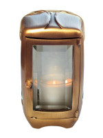 Clear-lacquered bronze lantern 1129.BR - 1128.BR