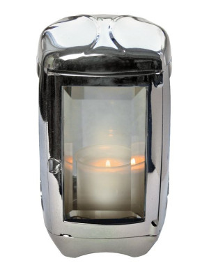Lacquered bronze lantern Nickel-plated Chrome 1129.CR - 1128.CR