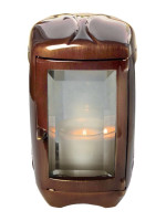 Lacquered bronze lantern Marrone 1129.MR - 1128.MR