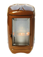 Lacquered bronze lantern Nocciola 1128.NO - 1129.NO