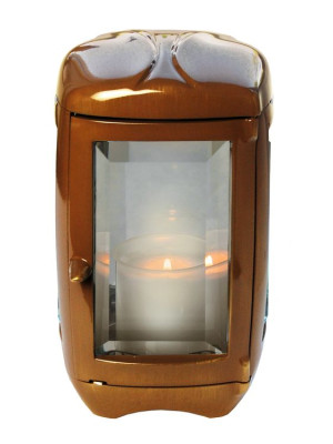 Lacquered bronze lantern Nocciola 1128.NO - 1129.NO
