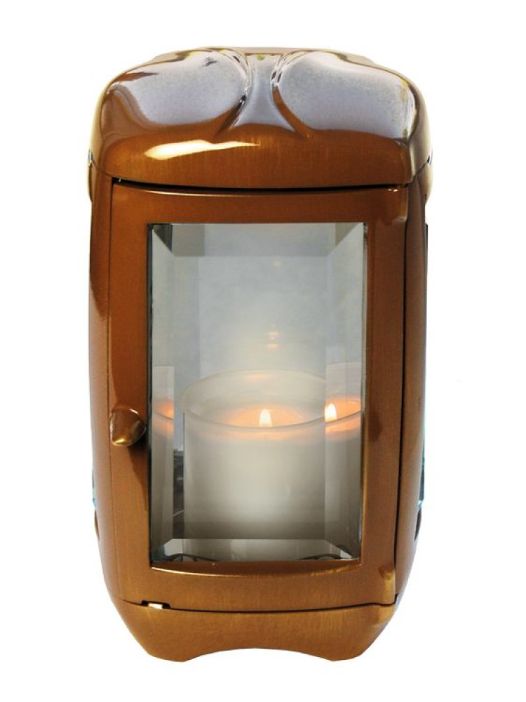 Lacquered bronze lantern Nocciola 1128.NO - 1129.NO