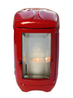 Lacquered bronze lantern Rosso 1128.RO - 1129.RO