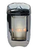 Silver Black - lacquered bronze lantern 1128.SB - 1129.SB