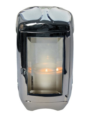 Silver Black - lacquered bronze lantern 1128.SB - 1129.SB