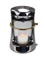 Silver Black -lacquered bronze lantern 356.SB - 357.SB