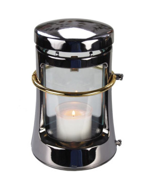 Silver Black -lacquered bronze lantern 356.SB - 357.SB