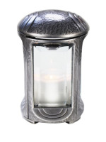 Aluminium-lacquered bronze lantern 925.19.AL