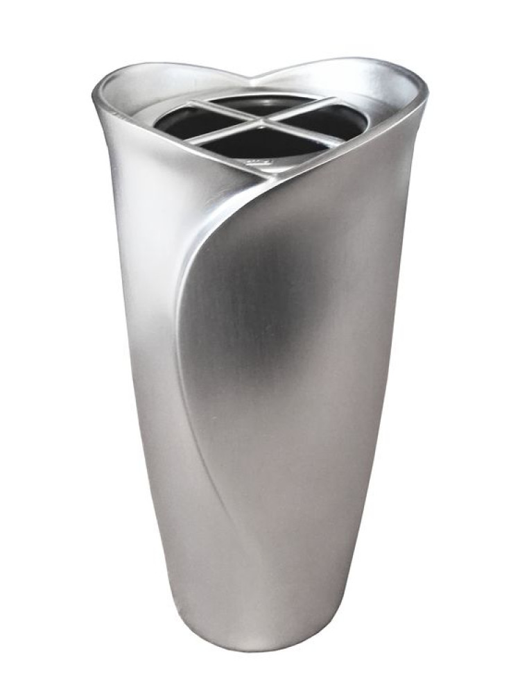 Børstet, forniklet bronsevase 371.CS
