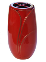 Lakkert bronsevase, Rosso 830.RO - 831.RO