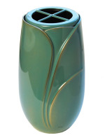 Lakkert bronsevase, Verde Acqua 830.VA - 831.VA