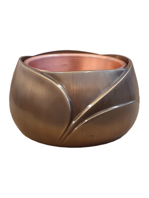 Lacquered urn or vase in bronze 855.BR